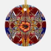 Royal Red Fantasy Keramik Ornament (Vorne)