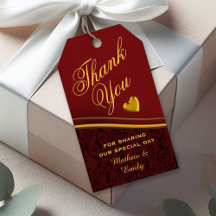 Royal Red Personalisiert Dankeschön Gastgeschenk H