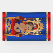 Royal Regal Extravagant Prince Boy Baby Dusche Banner (Horizontal)
