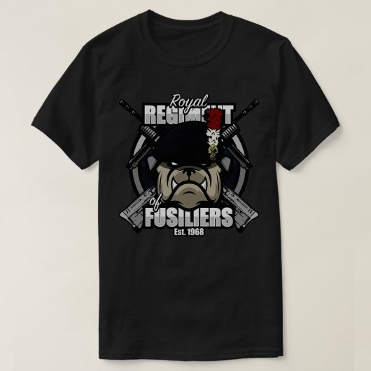 Royal Regiment of Fusiliers 3 T-Shirt (Design vorne)