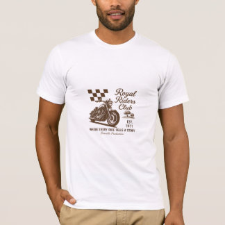 Royal Riders Club Herren Bella+Canvas Kurzarm T-Shirt
