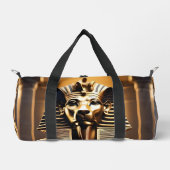 **"Royal Roar: Der goldene Pharaonenlöwe"** Duffle Bag (Vorderseite)