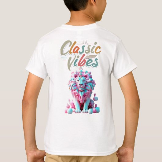 Royal Rokoko Punk Marshmallow Lion T-Shirt (Rückseite)