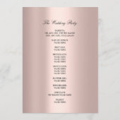 Royal Rose Blush Frame 3D-Programm - Formell Programm (Rückseite)