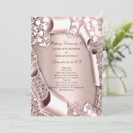 Royal Rose Blush Frame 3D-Programm - Formell Programm (Stehend Vorderseite)