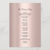 Royal Rose Blush Rahmen 3D Programm Formal (Rückseite)