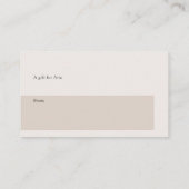 Royal Rose Display Shower Gedicht No Wrap Geschenk Begleitkarte (Rückseite)