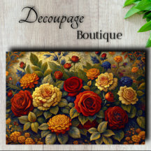Royal Rose Garden Decoupage