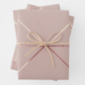 Royal Rose Gold Wrapping Paper Geschenkpapier Set (Beispiel)