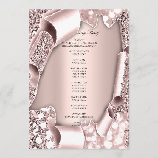 Royal Rosen Blush Pink Frame 3D Programm (Rückseite)