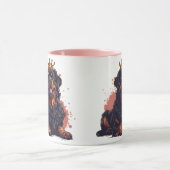 Royal Rottweiler Dog Queen Crown Tasse (Zentrum)