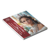 Royal Ruby Shimmer Pageant Autogrammblock Notizblock (angewinkelt)