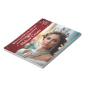 Royal Ruby Shimmer Pageant Autograph Pad Notizblock (Rotiert)