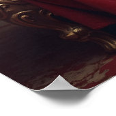 Royal Ruler of Snacks and Sofa Poster (Ecke)