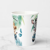 Royal Safari Ride Boy Baby Dusche Pappbecher (Links)