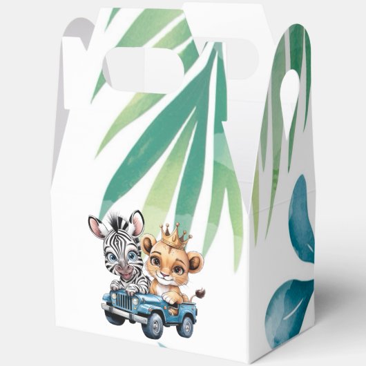 Royal Safari Ride Boy Baby Duschgeschenk Geschenkschachtel (Offen)