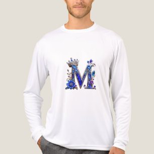 Royal Saphir Kristall M Kronen Monogramm Tri-Blend Shirt
