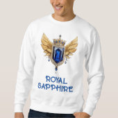 Royal Sapphire Majesty Sweatshirt (Vorderseite)