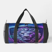 Royal schwarz Lyon 53 T-Shirt Duffle Bag (Rückseite)