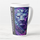 Royal schwarz Lyon 53 T-Shirt Milchtasse (Rechte Ecke)