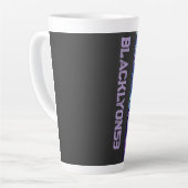 Royal schwarz Lyon 53 T-Shirt Milchtasse (Linke Ecke)