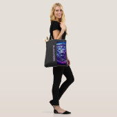 Royal schwarz Lyon 53 T-Shirt Tasche (Am Model)