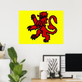 Royal Scottish lion Poster (Heimbüro)