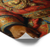 Royal Shar-Pei-Porträt Poster (Ecke)