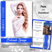 Royal Shine Autograph Card for Pageants Einladung