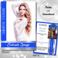 Royal Shine Autograph Card for Pageants