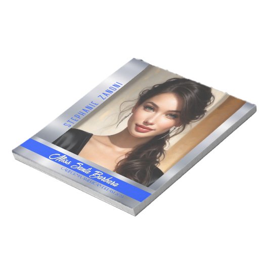 Royal Shine Pageant Titleholder Notepad Notizblock (Rotiert)