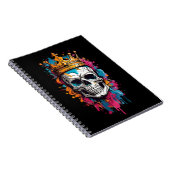Royal Skull Spiral Notebook Notizblock (Rechte Seite)