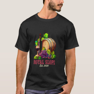 Royal Slope Washington Weinkultur und Erde Weinrou T-Shirt