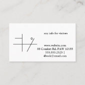 Royal Snakes BlackBusiness Card Visitenkarte (Rückseite)