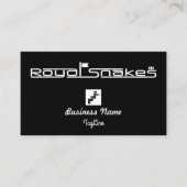 Royal Snakes BlackBusiness Card Visitenkarte (Vorderseite)