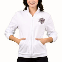 Royal Snowflake Zip-up Jacket
