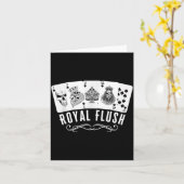 Royal Spade Flush Skeleton King Queen Spades Ker G Karte (Gelbe Blume)
