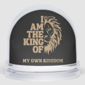 Royal Spirit Shimmer Kingdom Snow Globe Schneekugeln (Vorderseite)