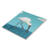 Royal Spoonbill NZ Fliese (Seite)