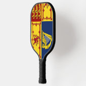 Royal Standard Flag Großbritannien Pickleball Schläger (Links)
