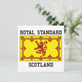 Royal Standard Schottland Einladung (Stehend Vorderseite)