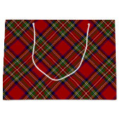 Royal Stewart Clan Family Tartan Kariert Pattern W Große Geschenktüte (Vorderseite)