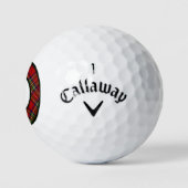 Royal Stewart Clan Kariert Golf Balls Golfball (Logo)