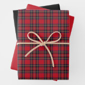 Royal Stewart Clan Scottish Tartan Geschenkpapier Set (Beispiel)