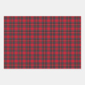 Royal Stewart Clan Scottish Tartan Wrapping Paper Geschenkpapier Set (Vorderseite 3)