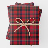 Royal Stewart Clan Scottish Tartan Wrapping Paper Geschenkpapier Set (Beispiel)