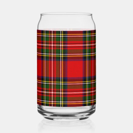 Royal Stewart Clan Tartan Kariert Dosenglas (Vorderseite)