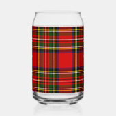 Royal Stewart Clan Tartan Kariert Dosenglas (Rückseite)