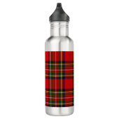 Royal Stewart Clan Tartan Kariert Edelstahlflasche (Rechts)
