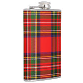 Royal Stewart Clan Tartan Kariert Flachmann (Rechts)